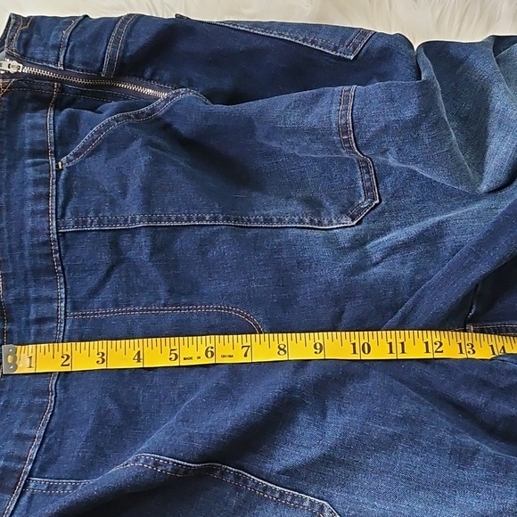 J. Crew Factory Dark Wash Skinny Overalls NWT - Picture 13 of 16